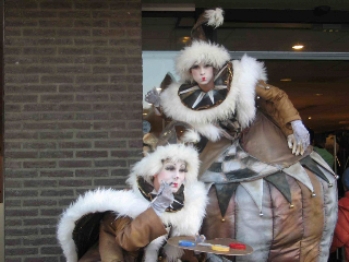 WinterNar en Harlekijn